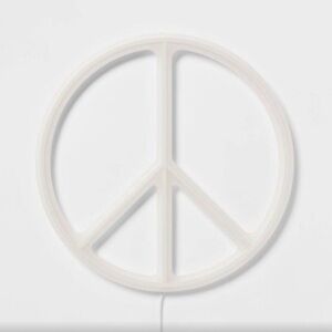 NEW Peace Sign Wall Light